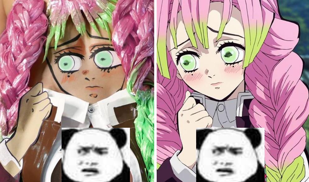 泰国小哥又cos鬼灭之刃了，还去超市买东西，路人都看笑了