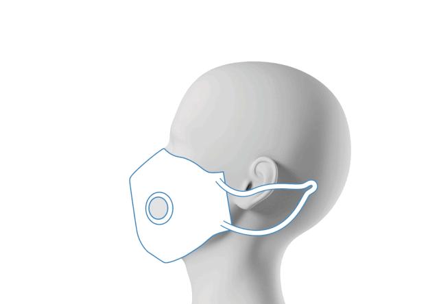 空气净化器口罩,雾霾新风口罩