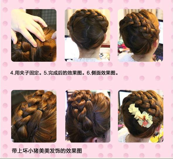 七种简单的头发编法,编头发100种方法