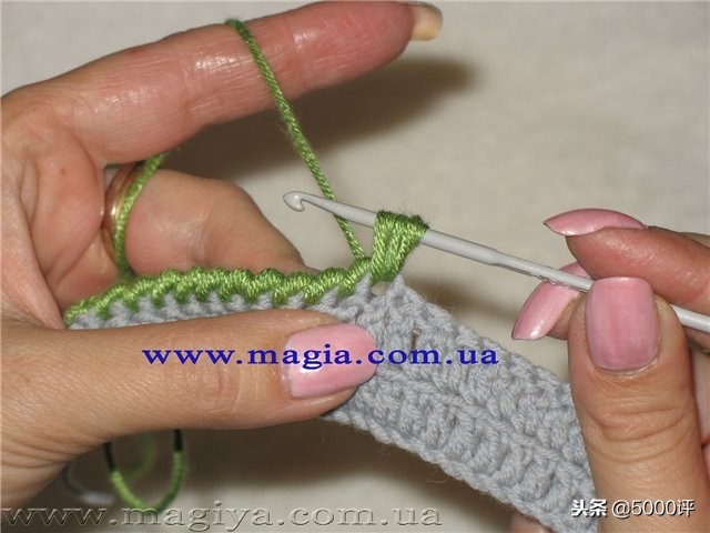 倒钩短针收边,倒钩针收边的视频教程