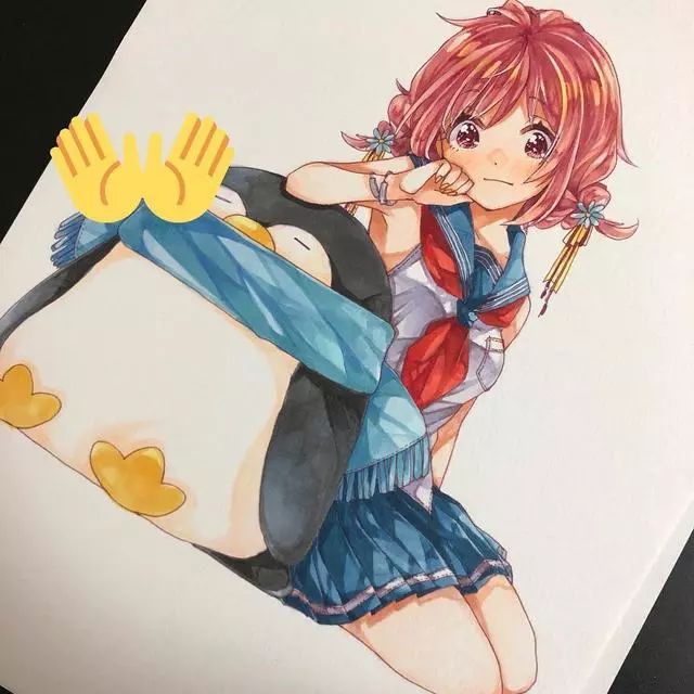 马克笔手绘画动漫,马克笔手绘动漫临摹素材