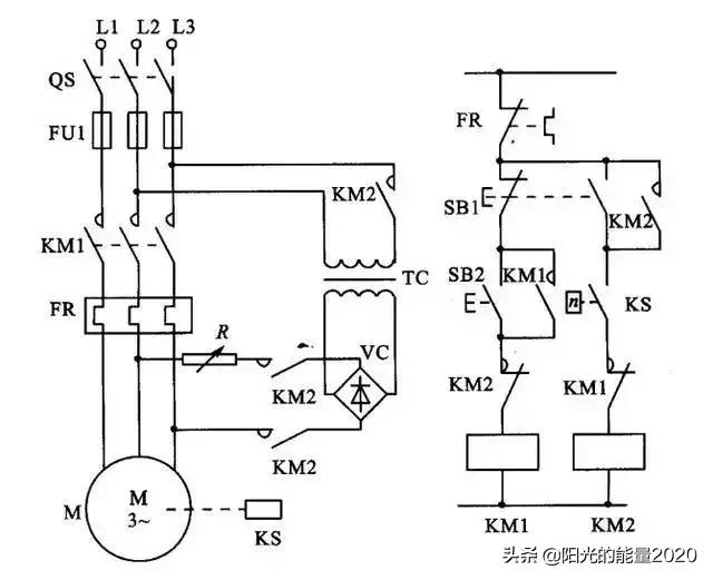 输送带自动控制电气原理图,自动控制电气图讲解