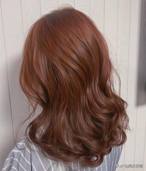 简单易懂的深粉橙色染发技巧,流行颜色染发配方