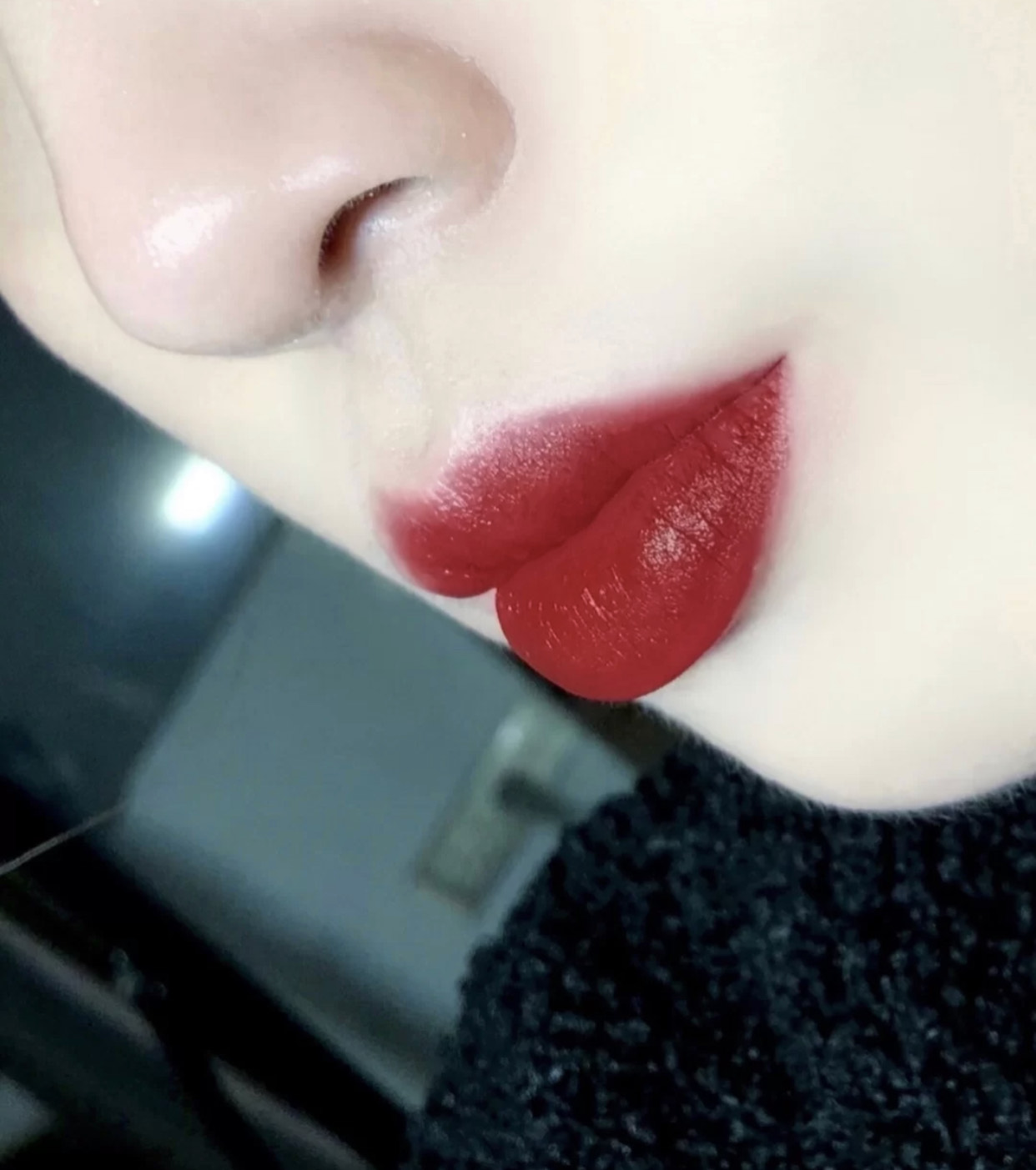 肤色黑适合什么口红纪梵希红丝绒,黄皮二白口红阿玛尼214