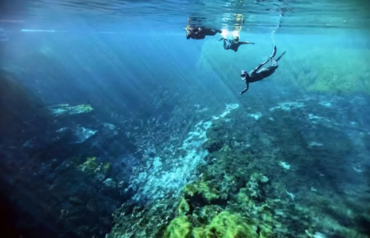 自然奇观水下世界,水下世界非常神秘而美丽