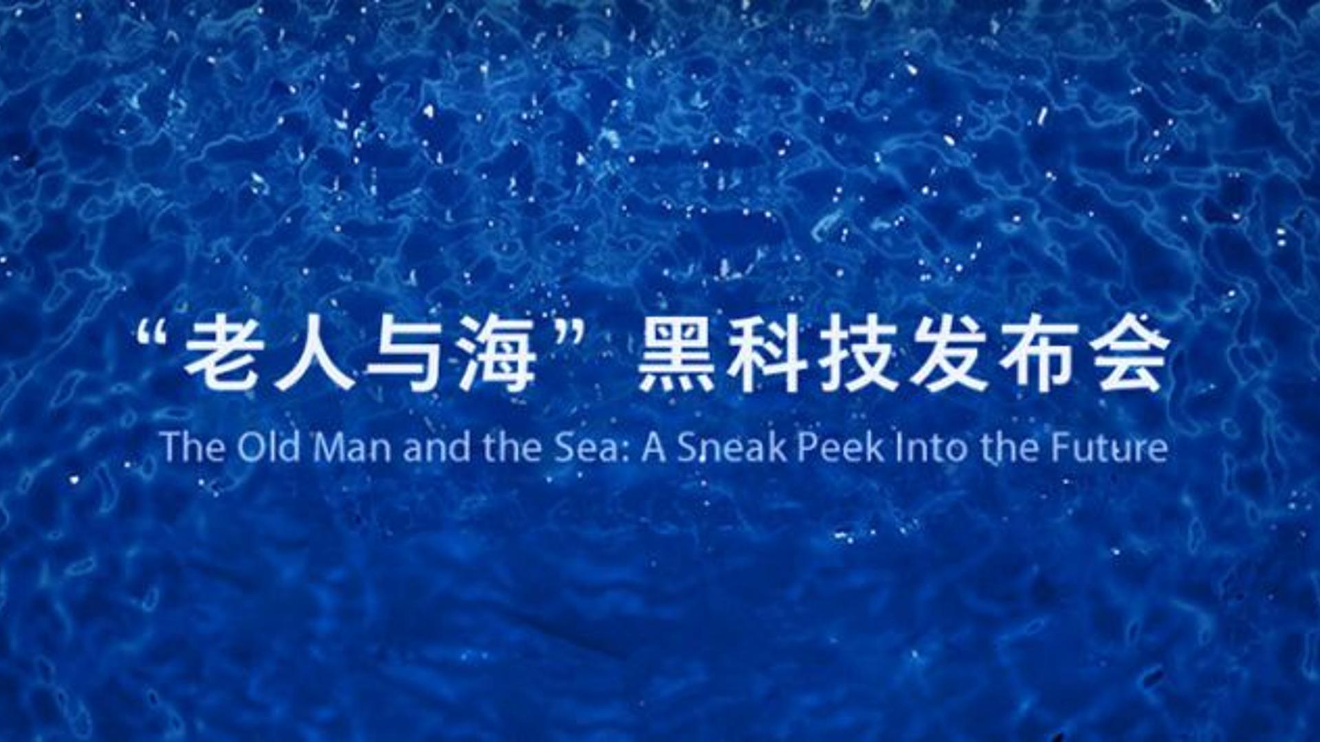 罗永浩谈演讲,老人与海演讲视频素材