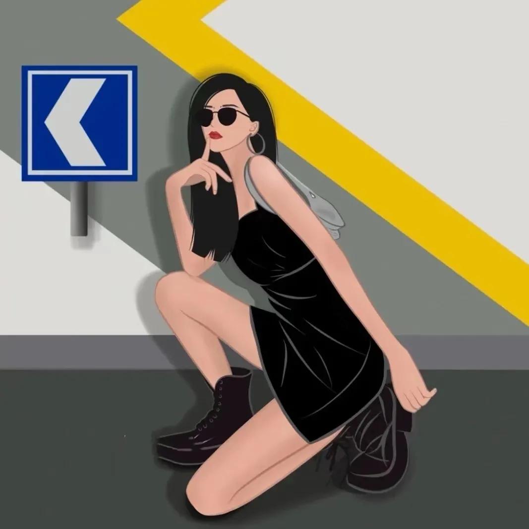 闺蜜头像萌娃卡通可爱小清新,可爱女孩头像萌娃闺蜜森系