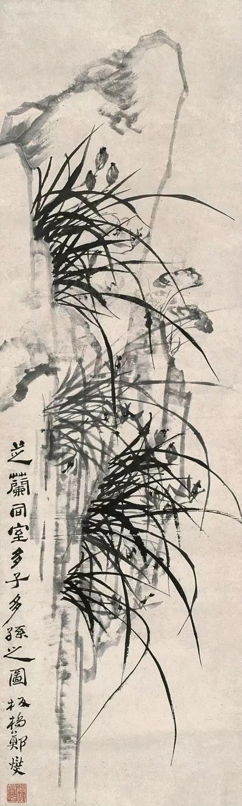 八大名家画兰,近代十大名家画兰作品欣赏