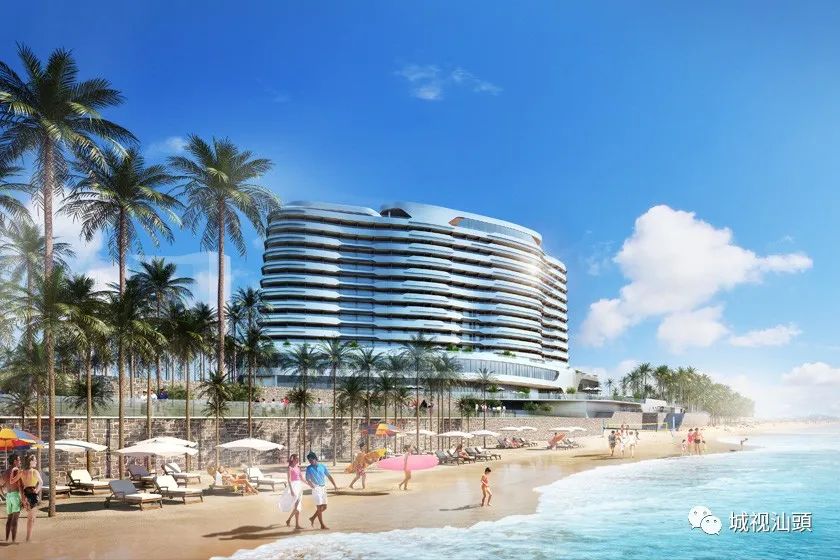 濠江区商业一体酒店在建,最新濠江区黄金海岸酒店建设