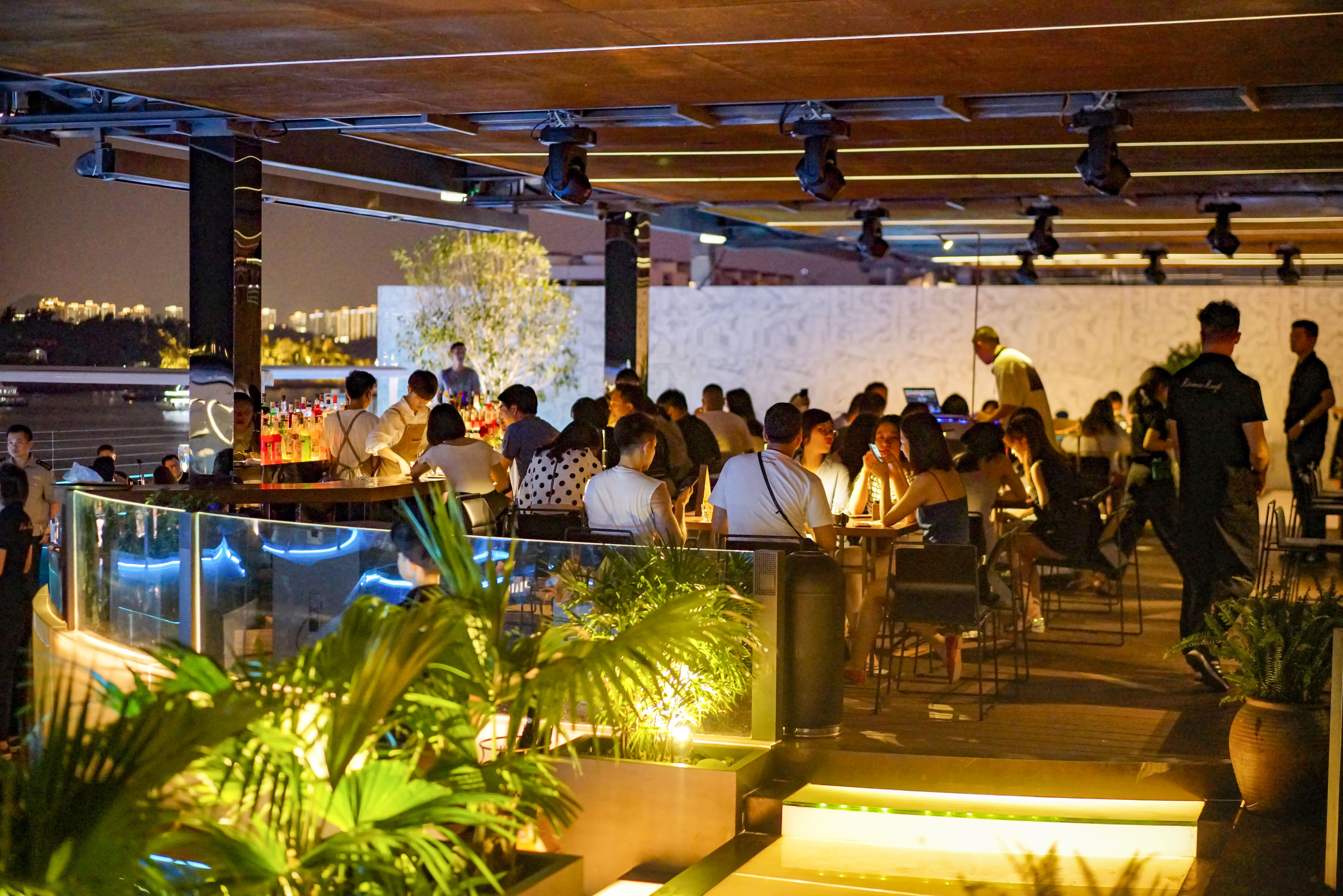 厦门轮渡全海景餐吧,轮渡网红餐吧