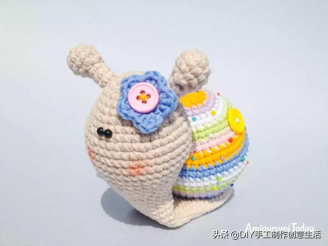 萌力爆表！钩完你可能会舍不得拿来用的小针插~有教程