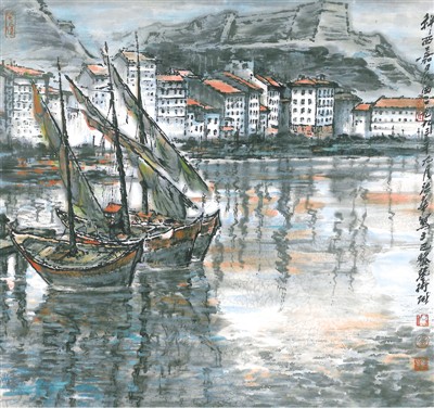 姚治华山水画,姚治华的国画欣赏