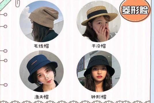 想知道你的脸型适合戴什么帽子吗,脸型瘦长的戴什么款式的帽子好看