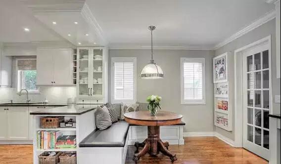 家庭式餐厅卡座设计简直太惬意了,卡座餐厅漂亮极了