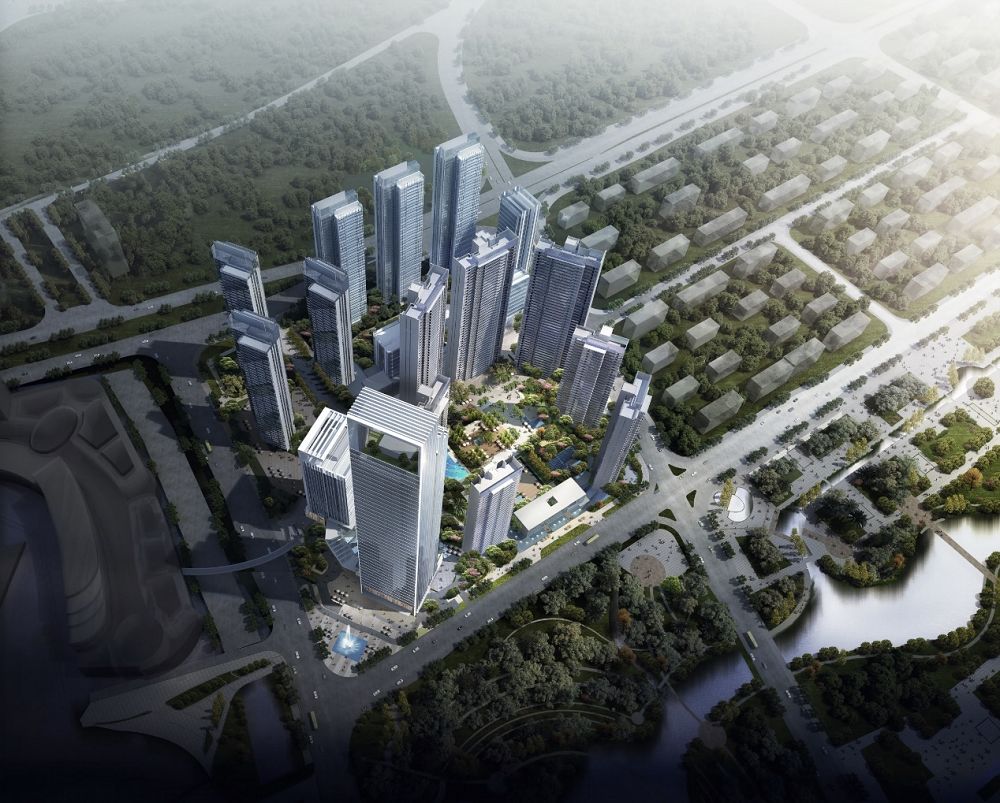 江门保利中心大平台,江门保利中心城市展厅