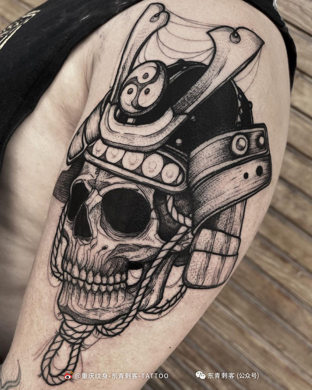 日本鬼武士纹身,纹身日本鬼武士