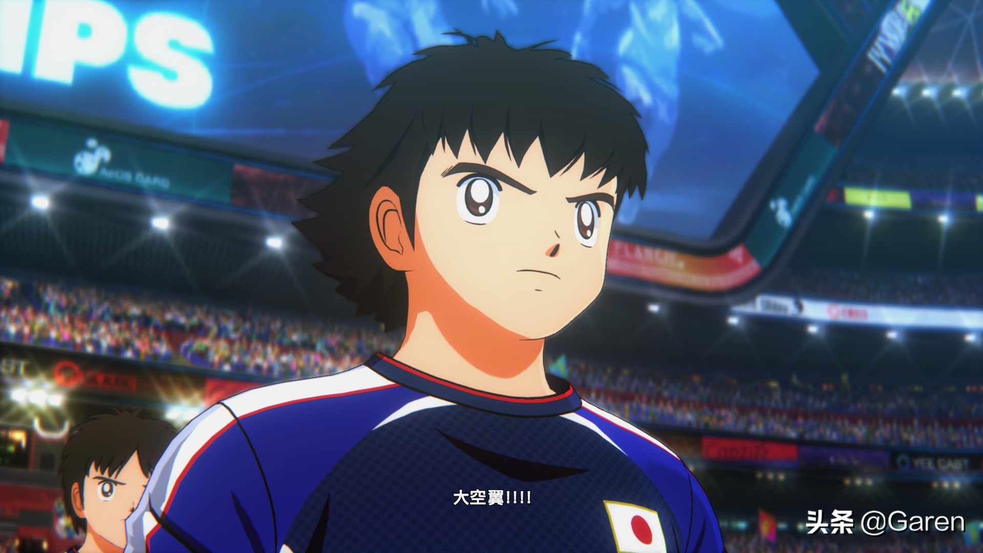 经典足球小子,天空翱翔的男孩