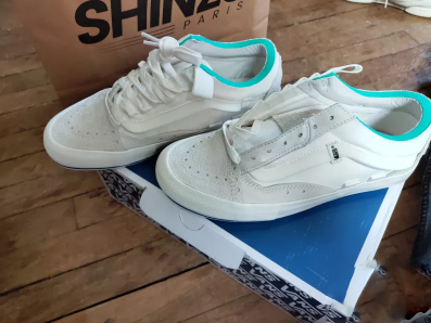 解构vans灰黑,vansoldskool解构蓝彩