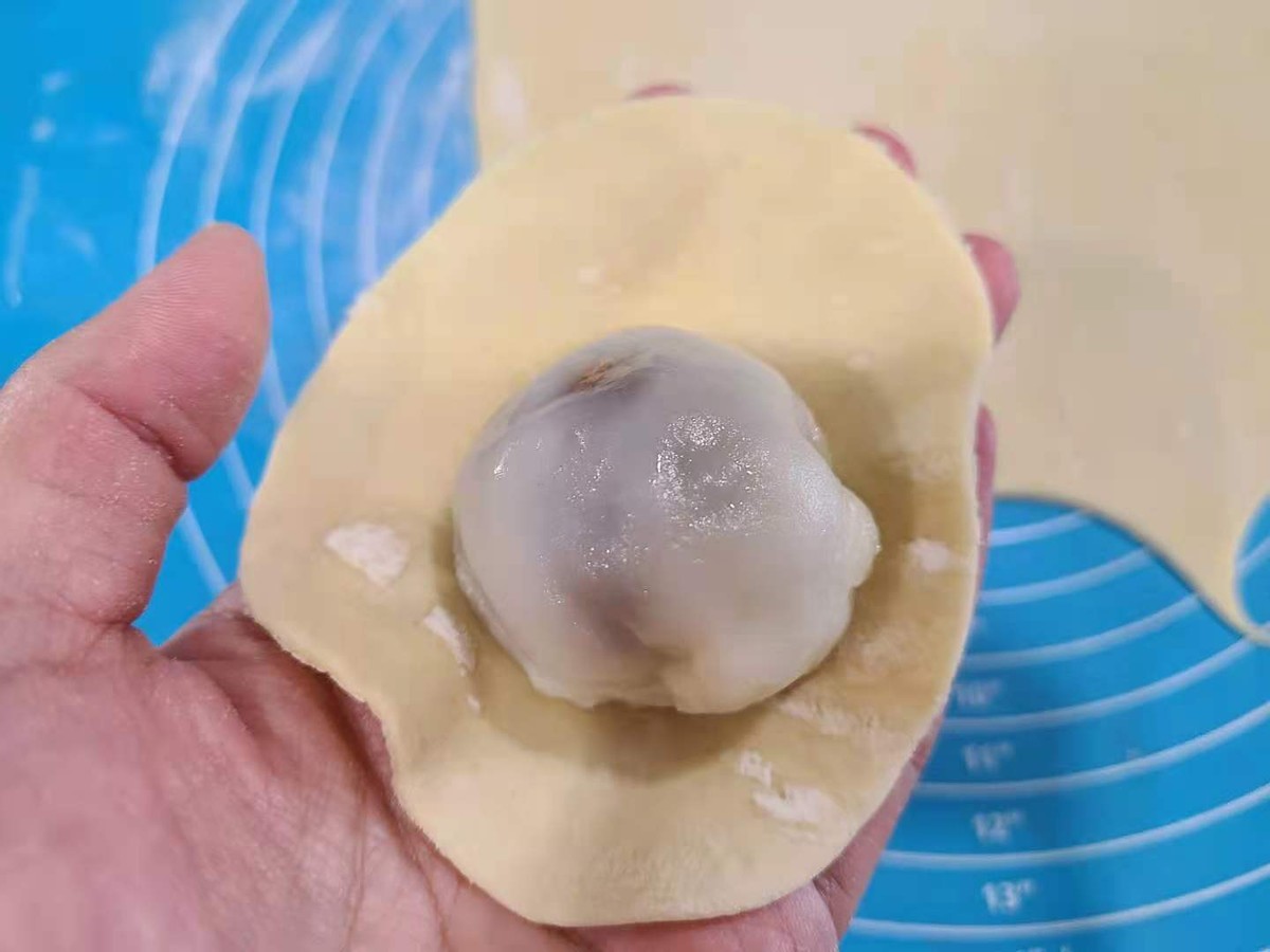 栗子豆沙奶黄椰香酥皮月饼,拉丝麻薯酥皮月饼的奶黄怎么做