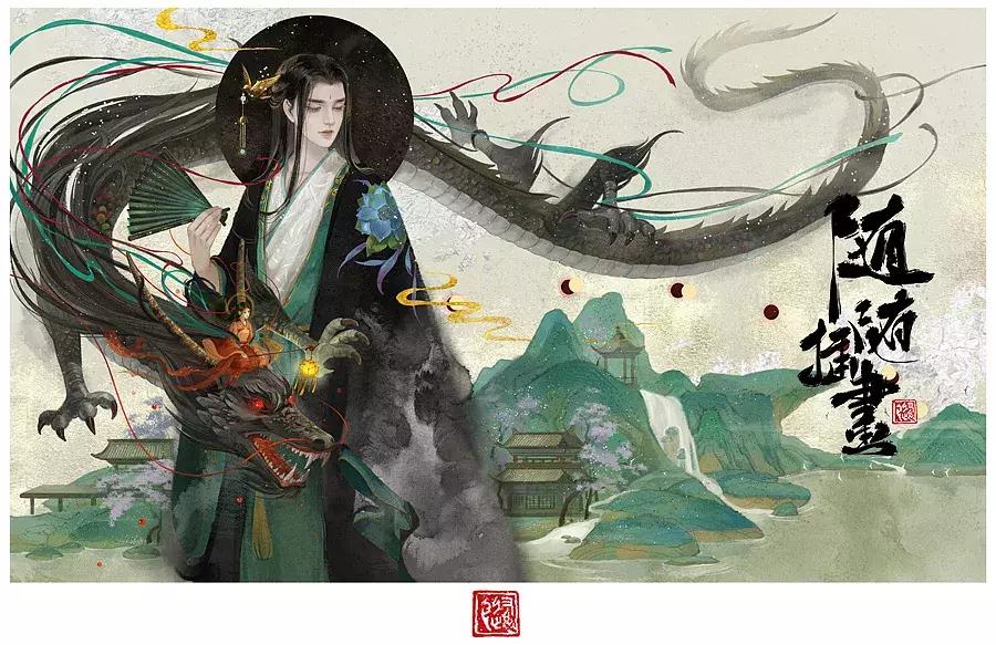 看完她笔下的古风美人,才知英雄难过美人关,一颦一笑让你醉倒