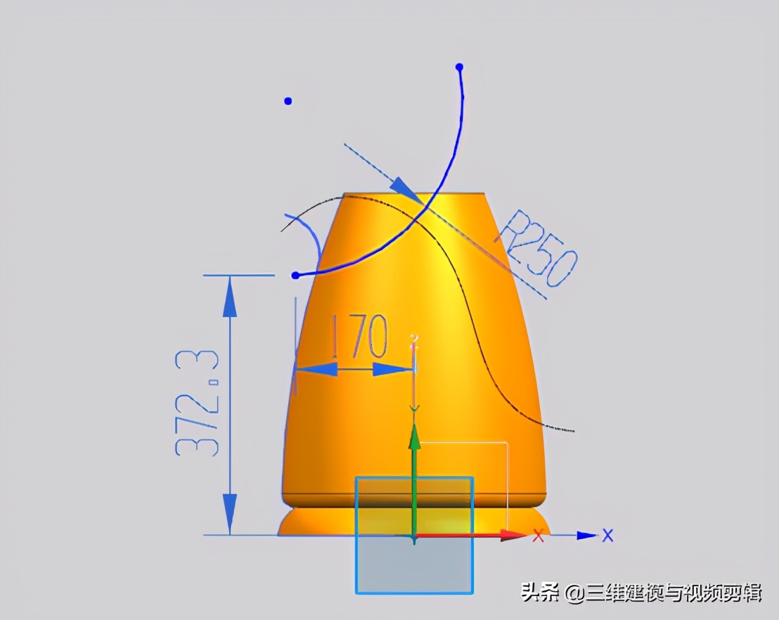 ug曲面之水龙头手把建模视频教程,ug12.0水壶要怎样画