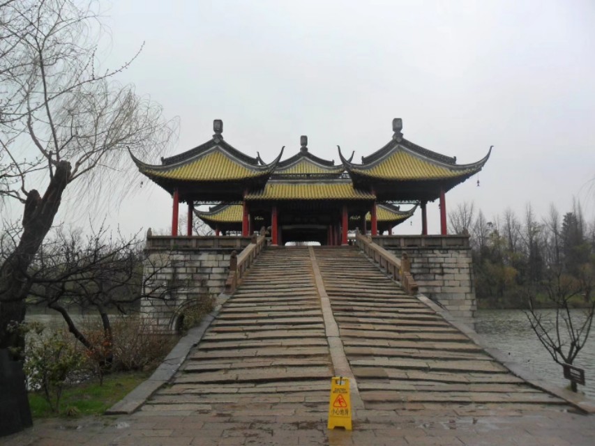 格律诗原创七绝新韵,七律游扬州瘦西湖新韵注解