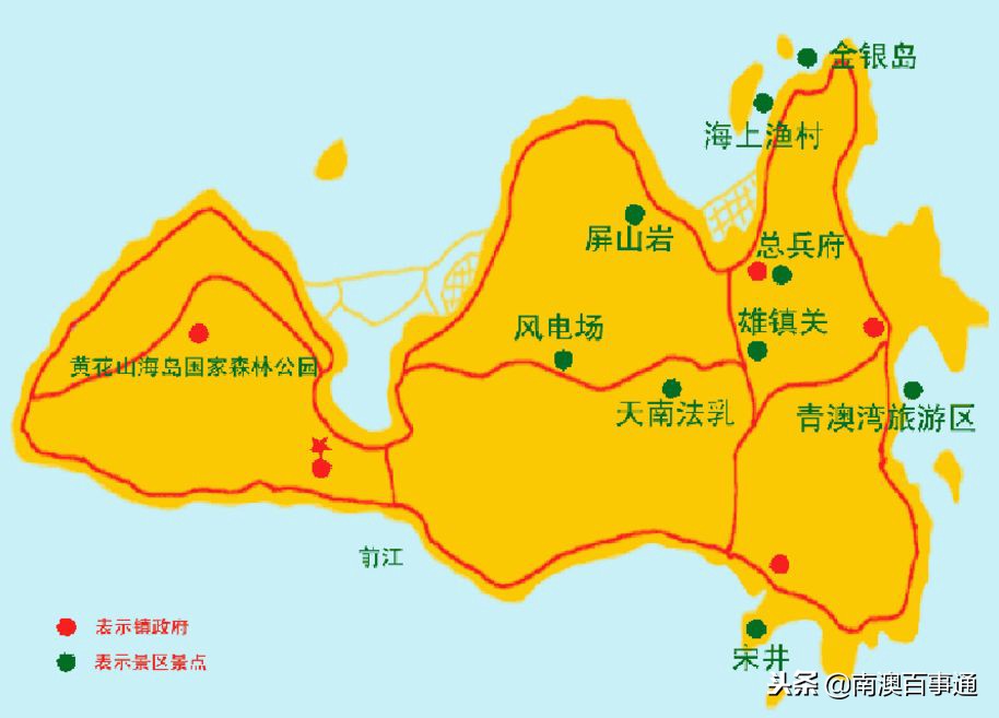 登上山顶鸟瞰全景,汕头濠江山顶看海