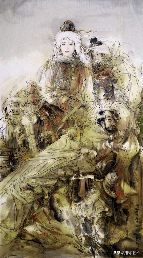 苏维贤人物画作品欣赏,苏维贤人物画艺术