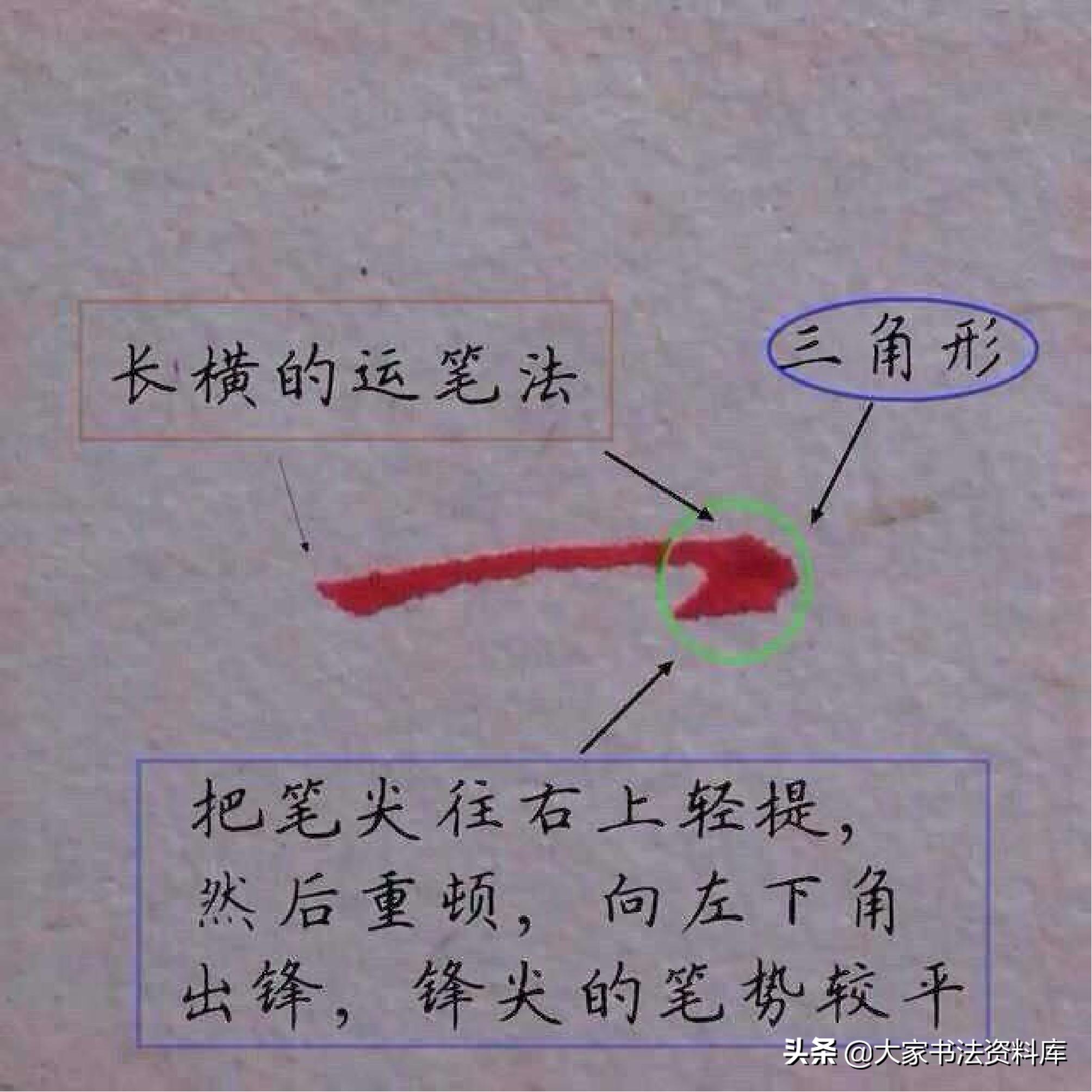 硬笔基本笔法全解,欧楷硬笔竖写法