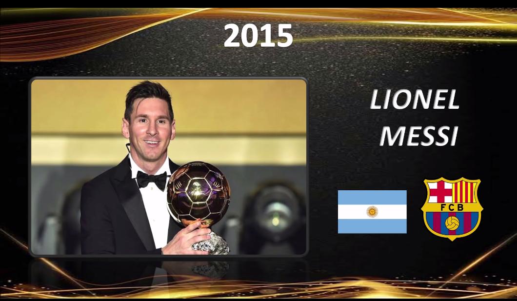 2020年足球金球奖,金球奖历届得主2008到2019