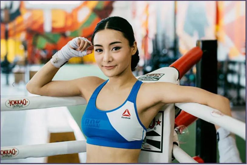 泰日混血女拳手,日泰混血女孩