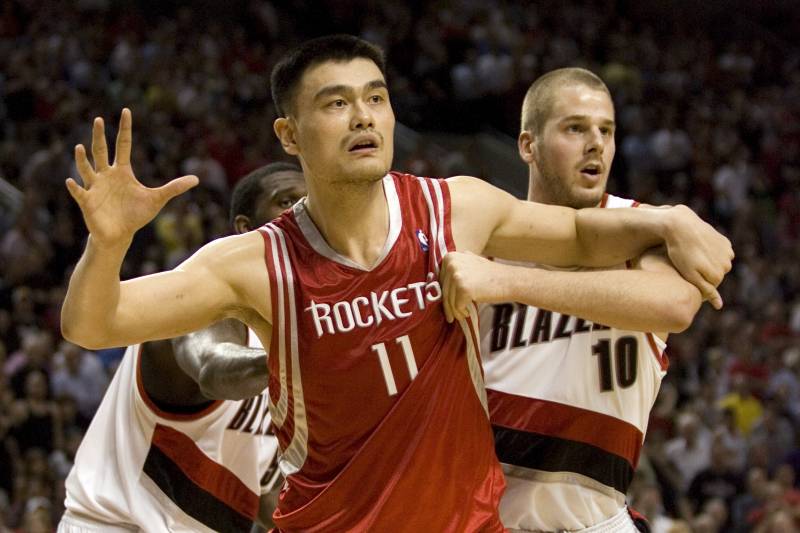 姚明对奥胖数据,21世纪前十中锋