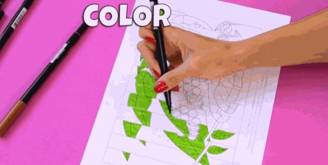 创意手工折纸挂起来装饰,手工折纸创意垃圾桶照片