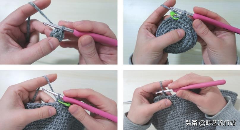 时尚韩版夏凉帽100款的编织教程,今年流行的几款编织帽