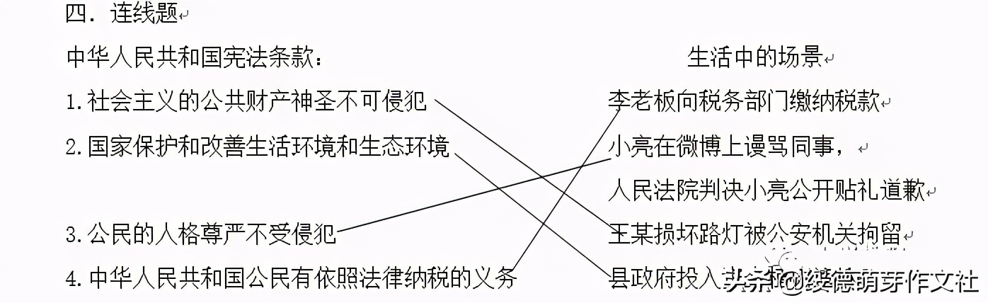 部编六年级道德与法治测试含答案,部编版六年级道德与法治期末试卷