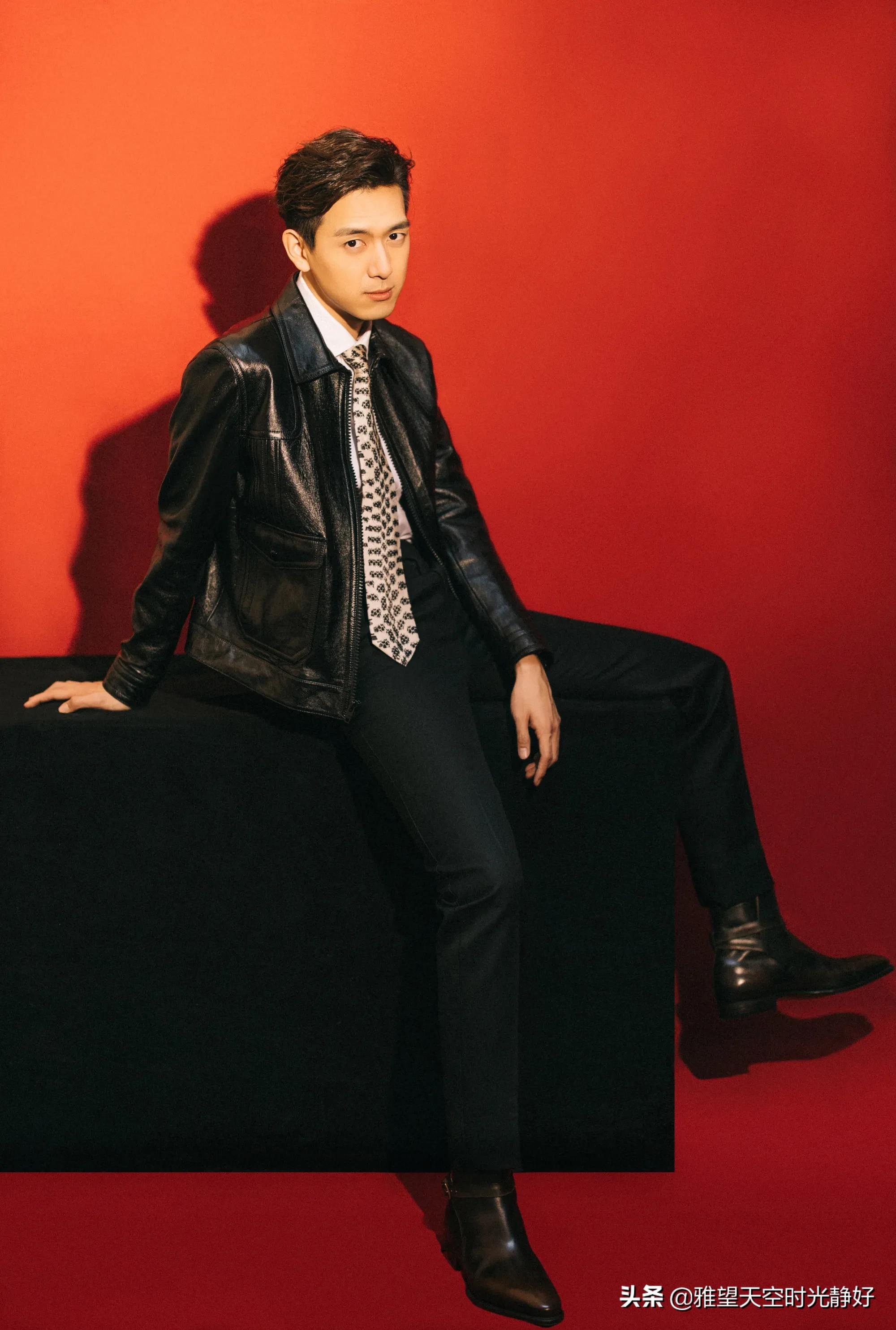 男明星西装穿搭夏季帅气,男士明星皮衣西服外套搭配