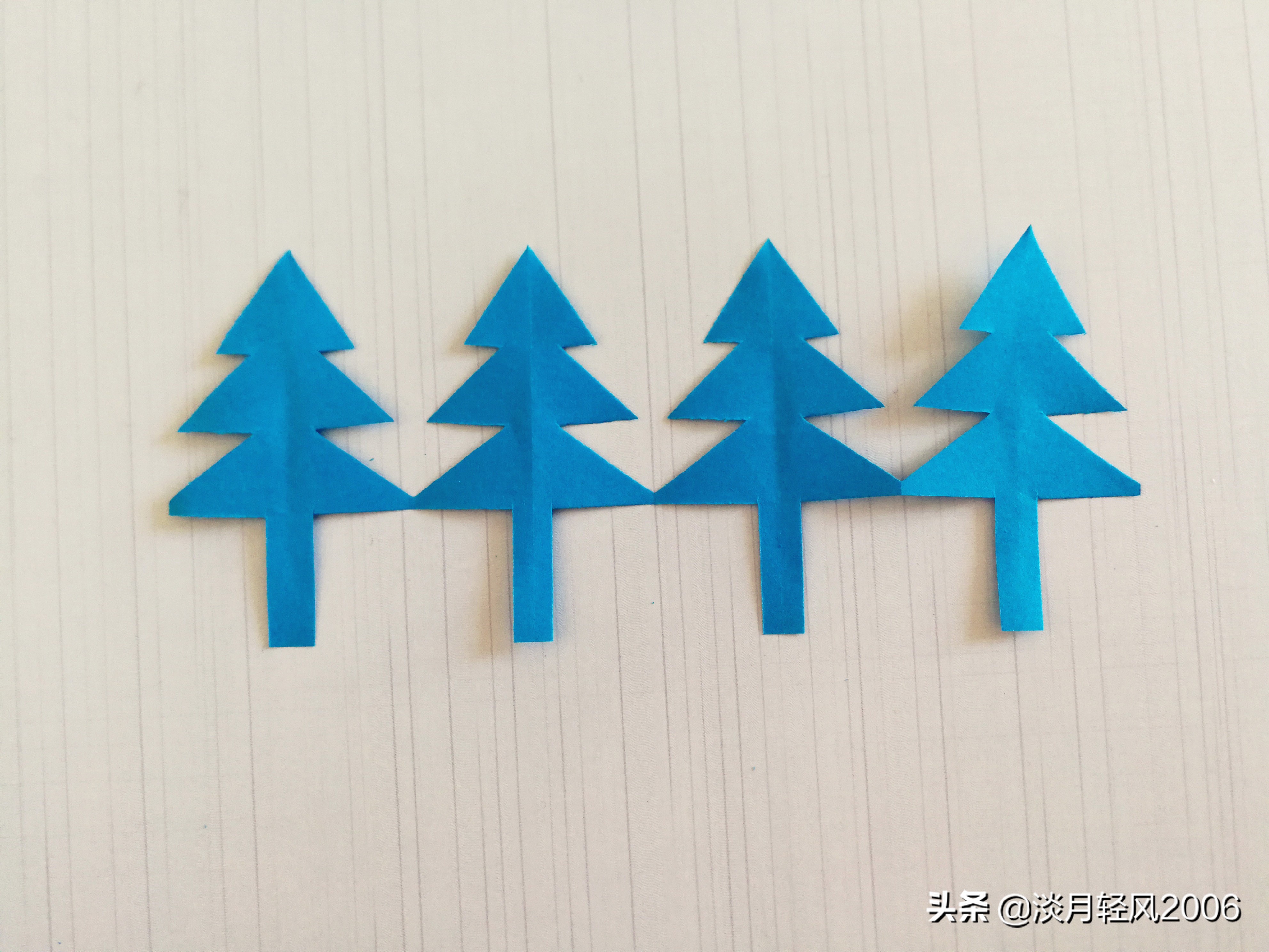 松树对称剪纸图案100种,剪纸手工儿童枫叶详细教程