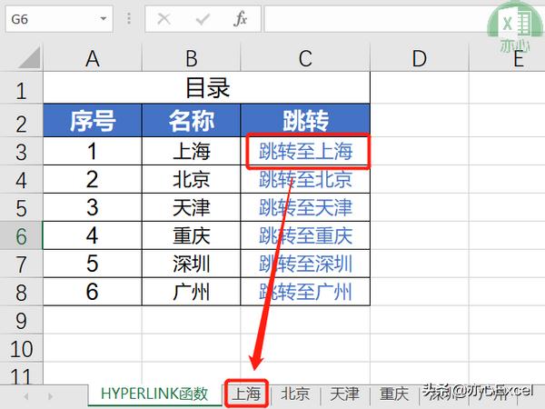Excel中制作目录的3种方法，你了解几种？
