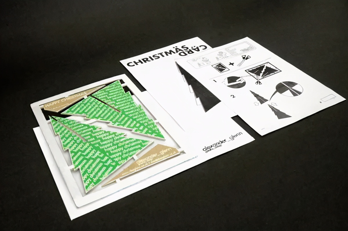 英语圣诞节贺卡制作,圣诞节贺卡简单好看