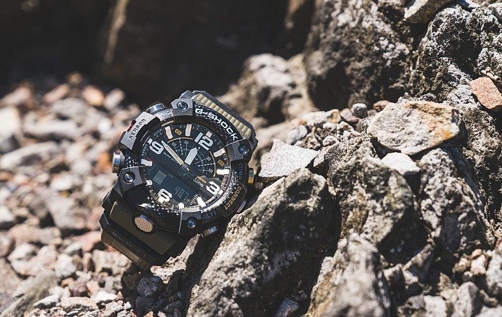 casio卡西欧手表男黑金gshock讲解,卡西欧gg-b100蓝牙连接都能做什么