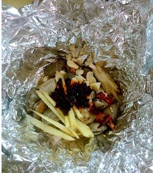 锡纸花甲粉最好吃的做法,美食做法锡纸花甲粉