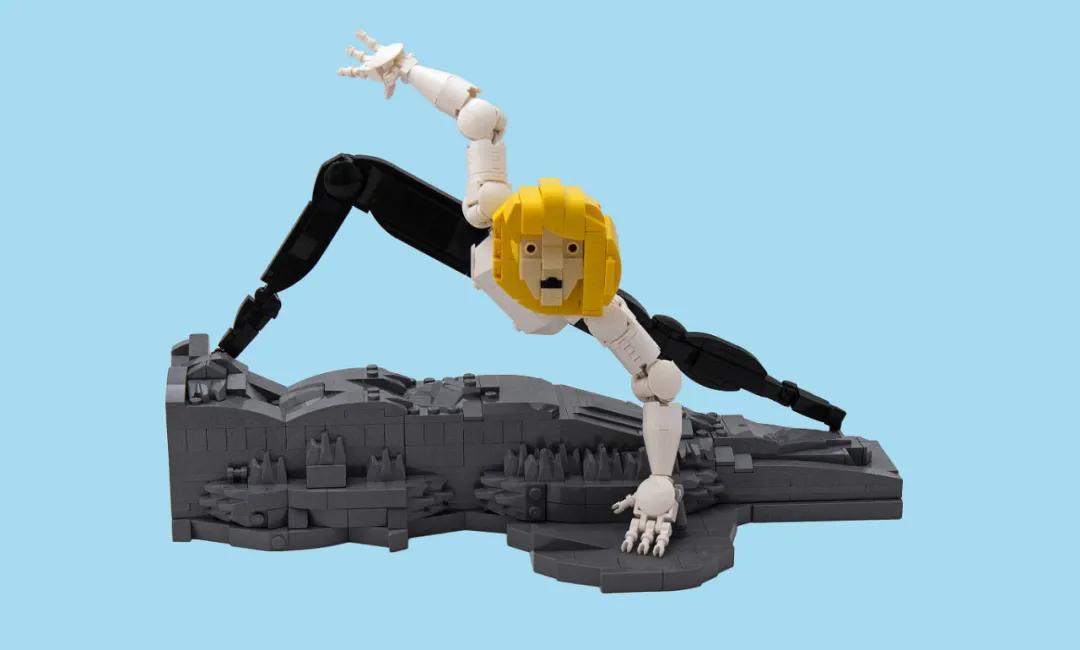 乐高moc作品教程双人床,乐高moc作品图纸