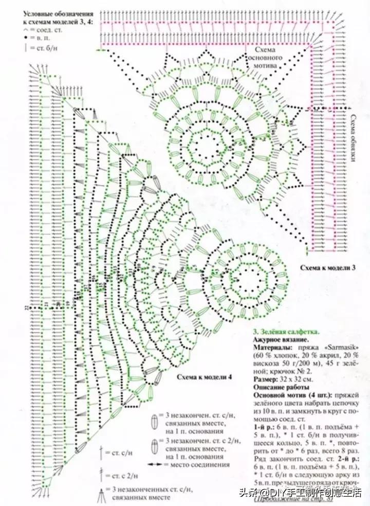 钩餐桌垫,钩餐桌垫视频教程