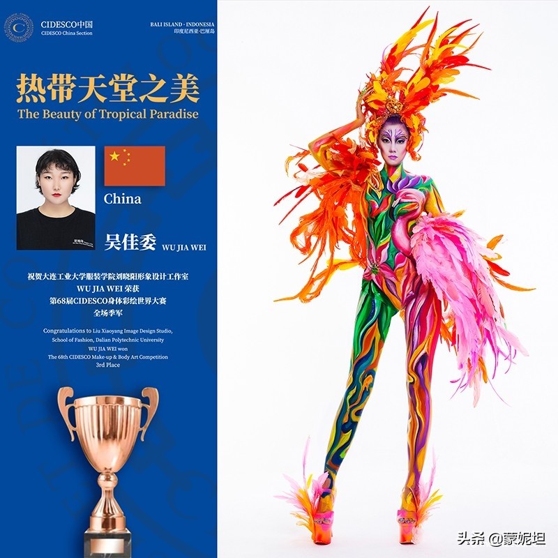 祝贺CIDESCO中国区囊获第68届CIDESCO世界身体彩绘大赛六项大奖