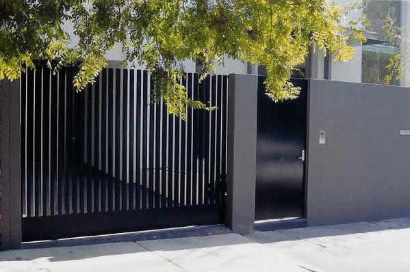 庭院入户门设计效果图,入户门庭院设计