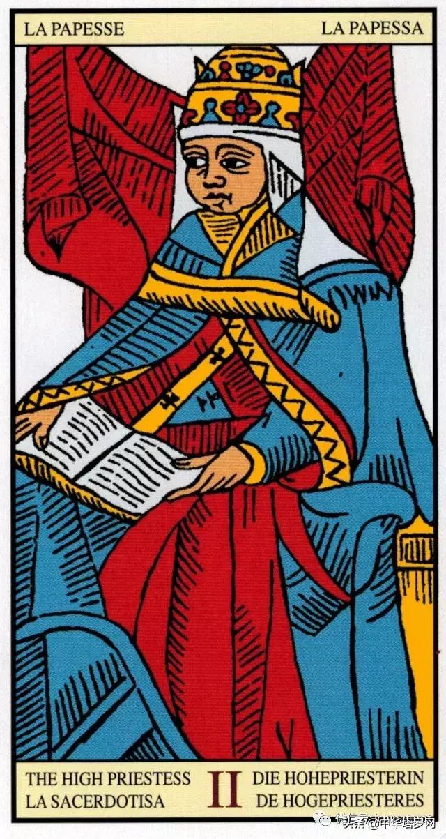 塔罗单牌解析女祭司,塔罗解析女祭司