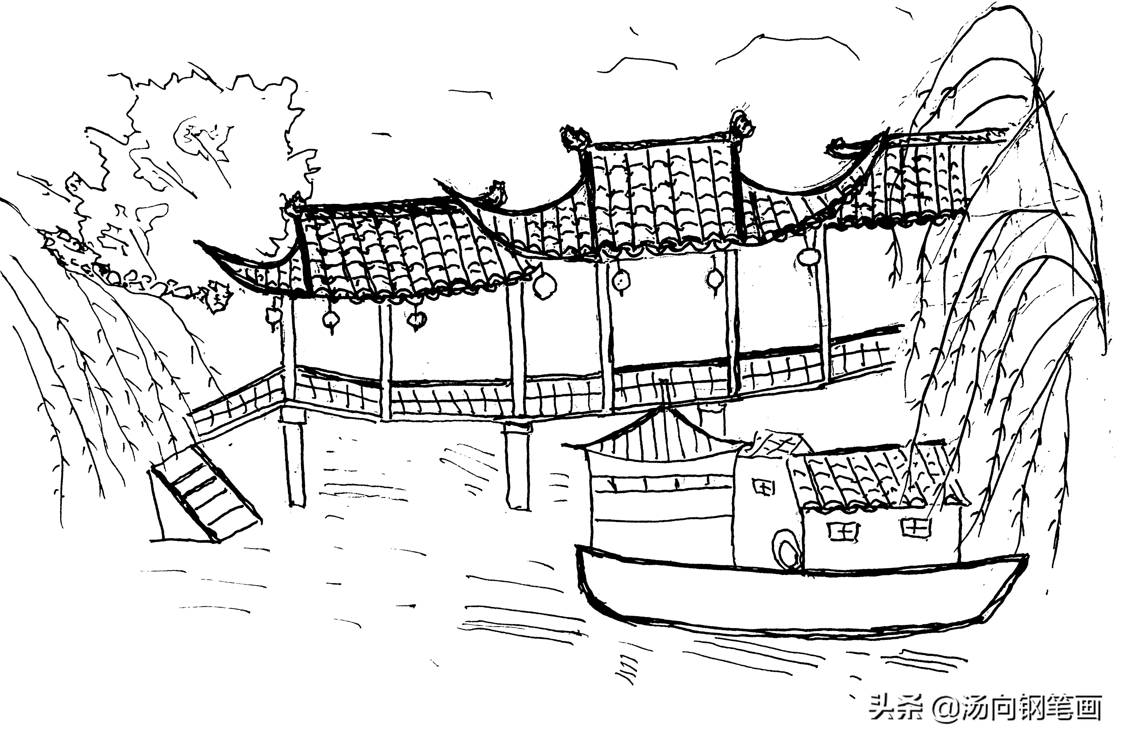 零基础学钢笔速写,零基础学钢笔书法