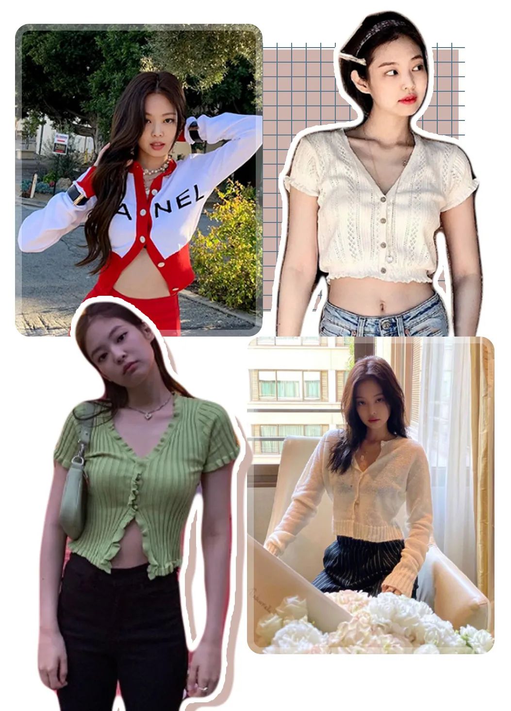 开春必穿奶奶衫出门美美美,奶奶衫连衣裙这样穿时髦炸了