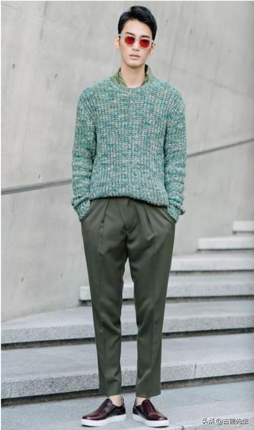 男式个性春季穿搭,男士显白穿搭