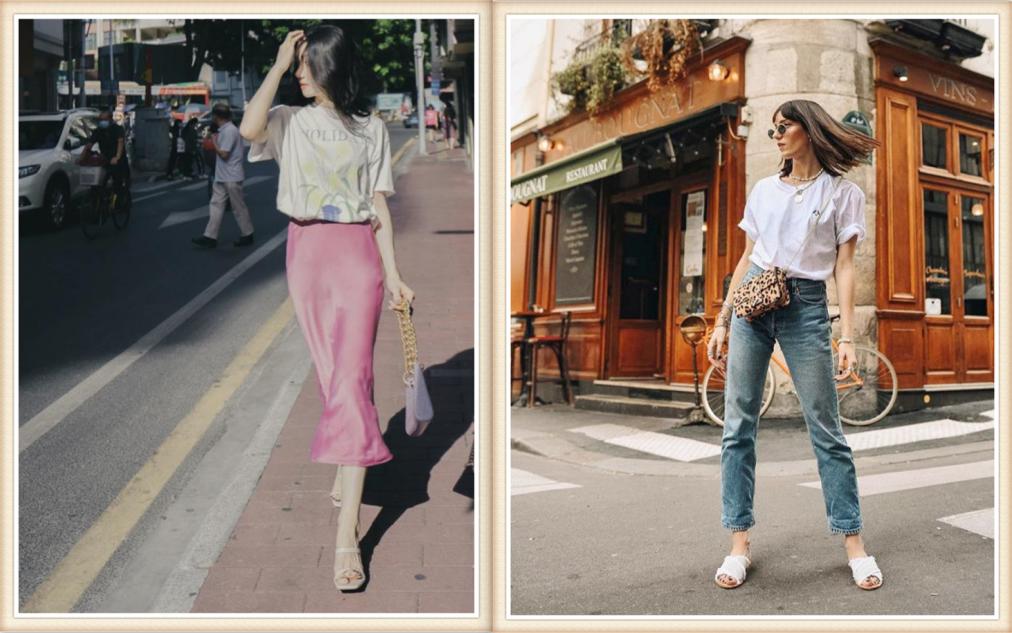 t恤大的穿着好看吗,t恤要大一号还是小一号